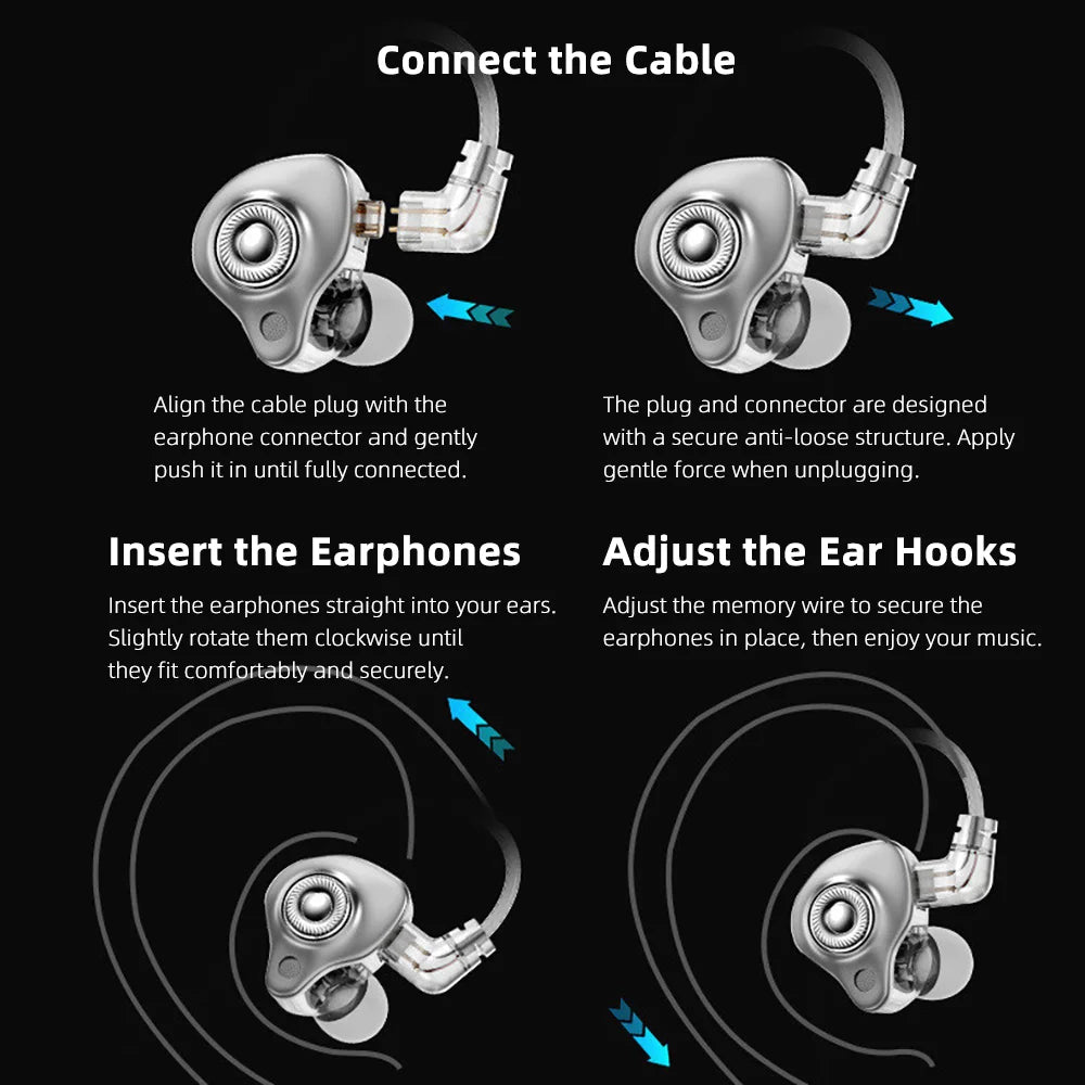 USB C Headphones For Samsung Galaxy S26 S25 Ultra iPhone 17 16 Earphones Wired HiFi Bass Stereo Music Earbuds Gaming  with MIC