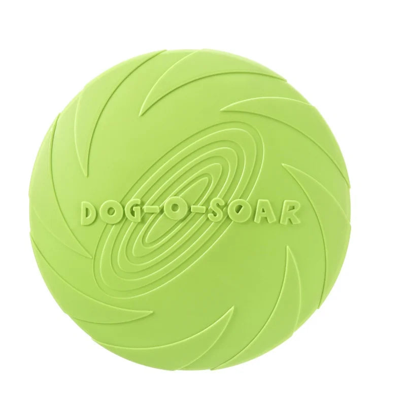 Interactive Silicone Flying Saucer Toy for Dogs And Cats Chew Resistant Flying Disc Pet Game Perfect for Puppy Training Fun