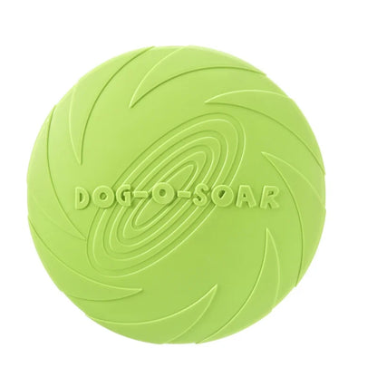 Interactive Silicone Flying Saucer Toy for Dogs And Cats Chew Resistant Flying Disc Pet Game Perfect for Puppy Training Fun