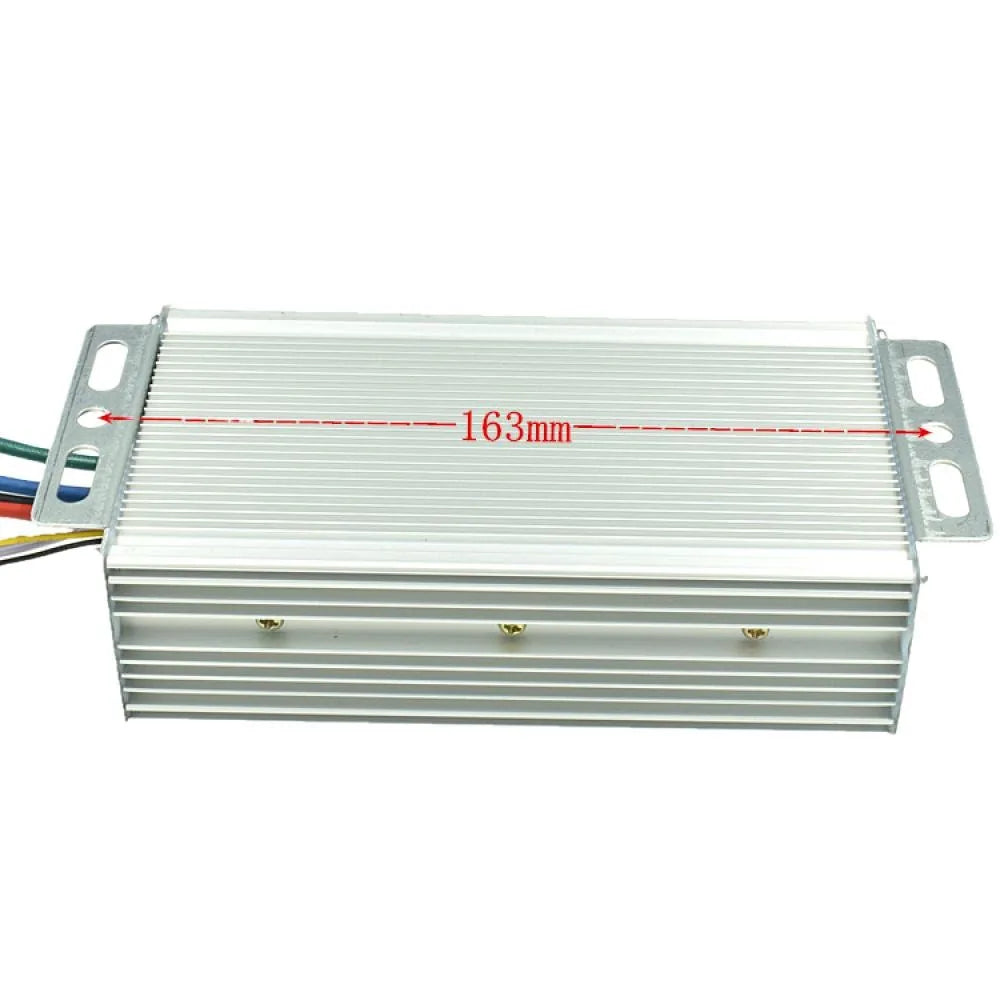 DC12-60V Motor Speed Controller 80A 0-100% Speed Range PWM Motor Governor Brush Motor Regulating Controller with Potentiometer