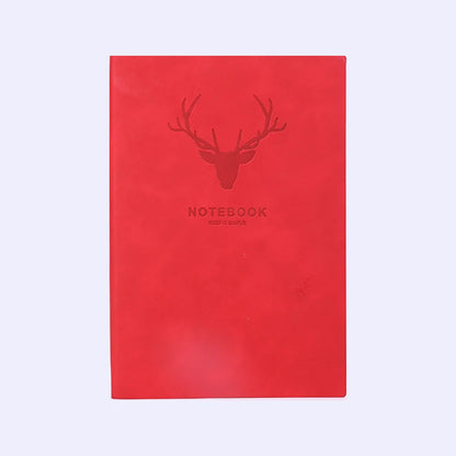 Popular A5 size deer head notebook, business notebook, portable diary, office meeting sketchbook, 180 pages