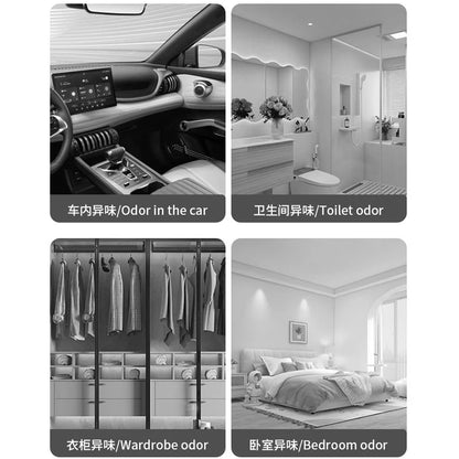 Car Air Fresheners: Lemon Scent | Organic Cans | Odor Eliminator Essential | Long-Lasting | Strong Fragrance | For Home Closet