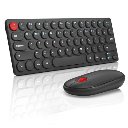 2.4G Wireless Keyboard and Mouse Combo Battery Power Bluetooth Keyboard and Mouse Set for Laptop for Ipad Cell Phone Tablet