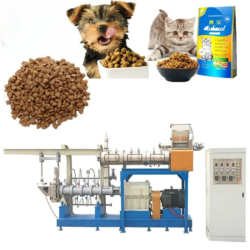 2026 Automatic Pet Food Machine for Dog Cat Food Making Machine