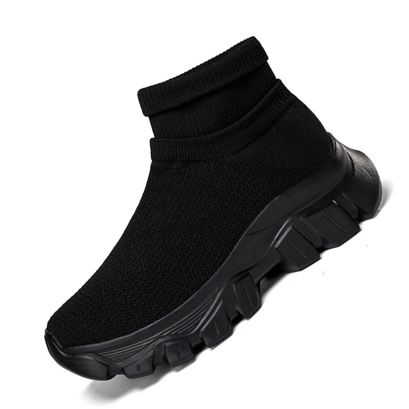 Women Shoes Men Brand Comfortable Sock Boots Non-slip Couple Ankle Boots Thick Soled Tenis Luxury Shoes Unisex Casual Sneakers