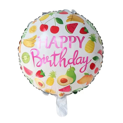 10pcs 18inch Happy Birthday Balloons Baby Shower Balloon Happy Birthday Party Decoration Foil Globos
