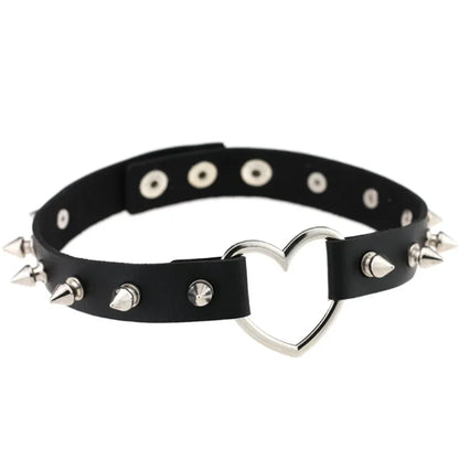 1pc Harajuku Gothic Spike Rivet Star Necklaces Collares Hip Hop Rock