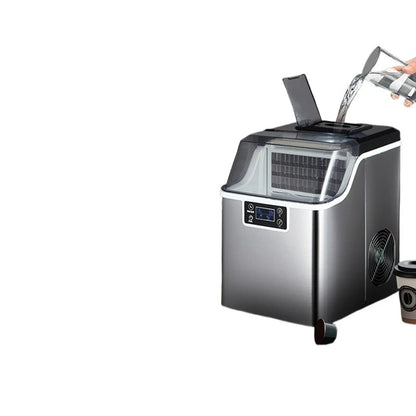Small Household Square Ice Maker, Antibacterial, Ultra-Large Capacity, Rapid Ice Making
