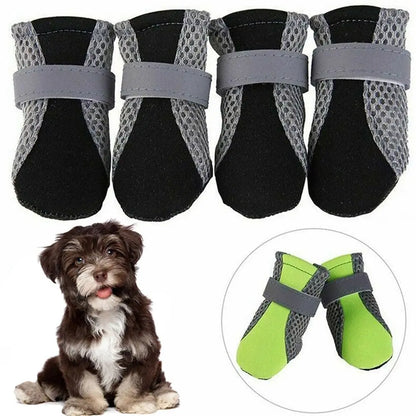with Reflective Stripe for Small Large Dogs Hot Pavement Paw Protectors Pet Rain Boots Dog Boots Dog Shoes Pet Supplies