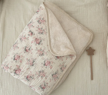 Muslin Baby Blanket Newborn Infant Swaddles Wrap Blankets Winter Fleece Thermal Crib Stroller Sleep Cover Soft Throw Blankets
