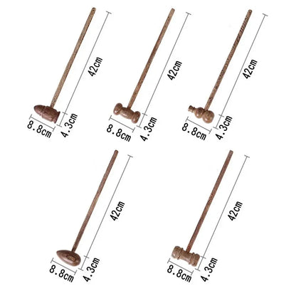 Wing Wood Wooden Massager Stick Relax Gourd Shape Back Massage Hammer Knock Back Neck Waist Meridian Clap Board Household