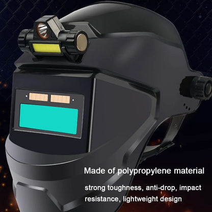 Automatic Dimming Welding Facemask True Color Auto Darkening Welding Mask 130℃ High Temperature Resistant Welding Helmet