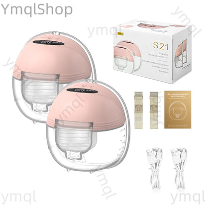 Smart S21 Portable Pumps Electric Breast Pump 1000mAh Battery Baby Silicone Breast Milk Extractor