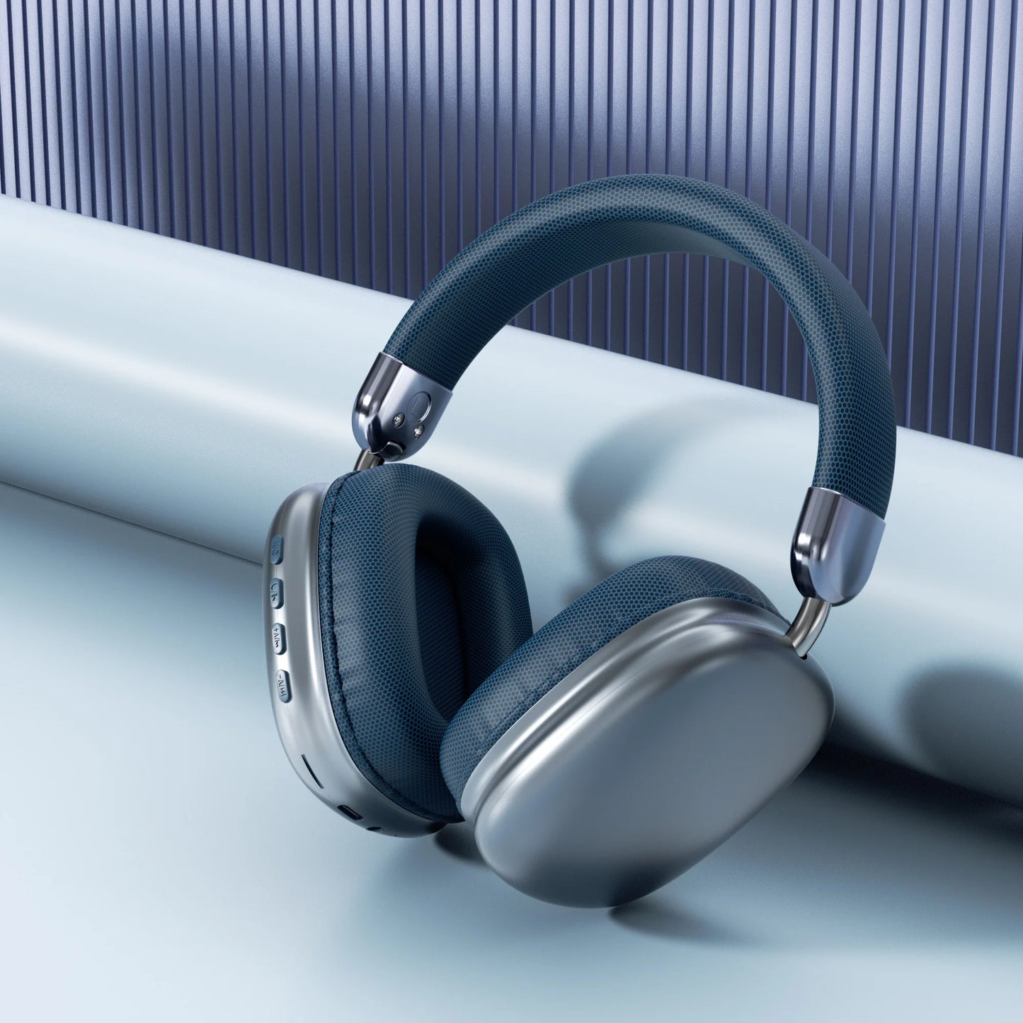 Original 9D Surround Sound Headsets Metal Wireless Bluetooth Headphones with HD Mic Noise Reduction Gaming Earphones for iPhone
