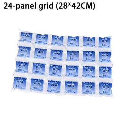 Reusable Gel Cooler Bag with 12 16 24 Grids for Food Can Wine Fresh Keeping for Outdoor Picnic Camping Storage
