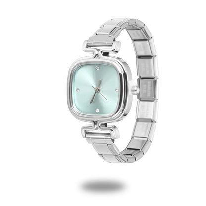 1PC High Quality Men Women's Stainless Steel Round Simple Watch Bracelet Bangle For Friend Wife Birthday Gift DIY Jewelry