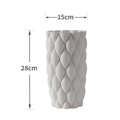 Ceramic Vases Modern Decor Flower Vase Desk Hydroponic Flowers Bottle  Interior Dried Flowers Container Pottery Decoration