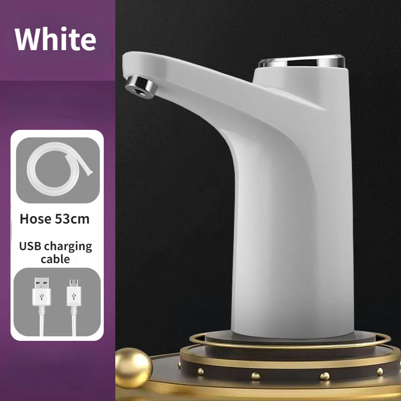 Automatic Water Dispenser Electric Water Pump Button Control USB Charge Portable for Kitchen Office Outdoor Drink Dispenser