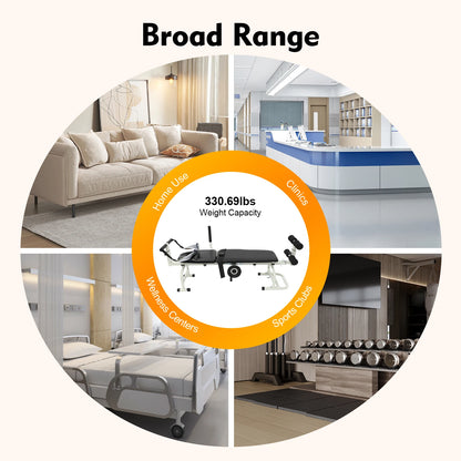 Cervical Lumbar Traction Bed Neck Stretcher Cervical Stretch Device Back Stretch Bench for Peopl 1.5-1.8m Height