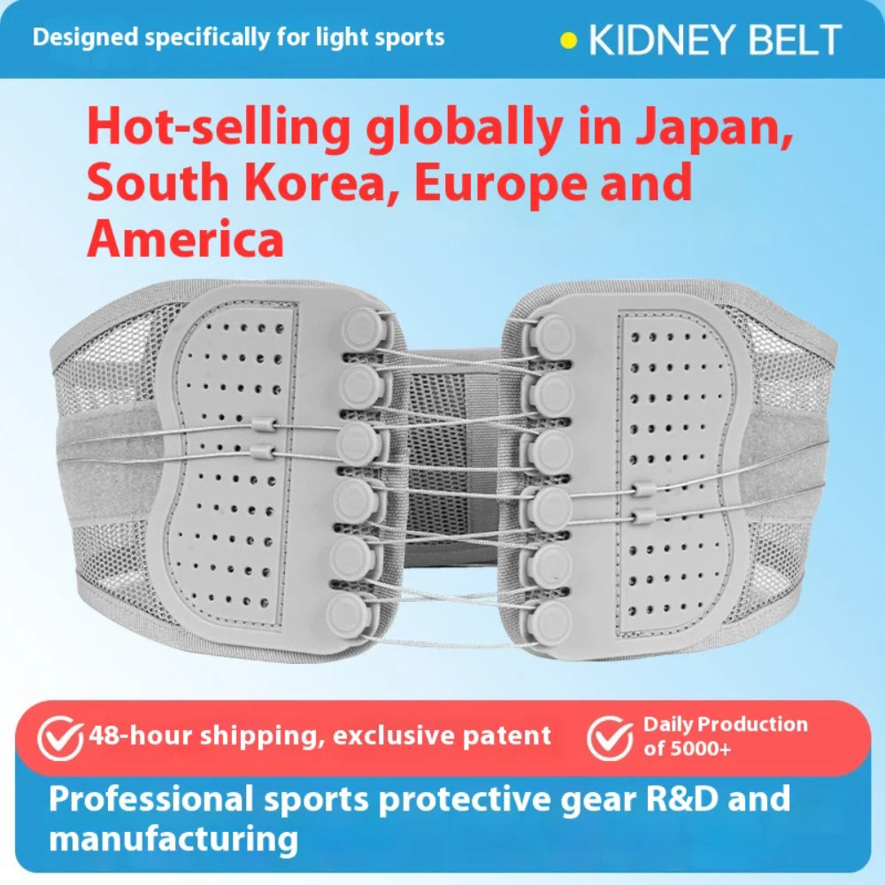 Back Braces Waist Belt Men Women Work Lower Back Pain Relief Breathable Anti-Skid Spine Lumbar Support Belt Joint Protector