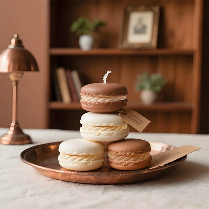 3D Macaron Shape Candle Soap Silicone Mold DIY Chocolate Dake Dessert Fondant Baking Epoxy Resin Molds Sandwich Biscuits Making