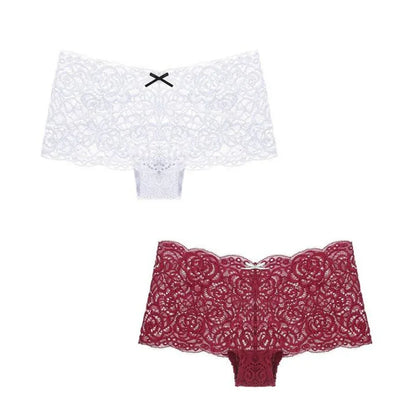 Boyshorts Underwear for Women Sexy Floral Panties S-XL Girls Low-Rise Ladies Comfortable Boxer Shorts