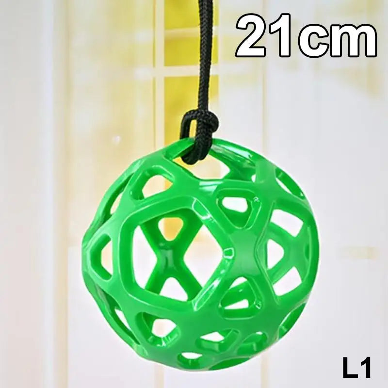 Hanging Hay Feeder Chew Resistant Horse Goat Sheep Toy Ball Stress Relief Outdoor Feeding