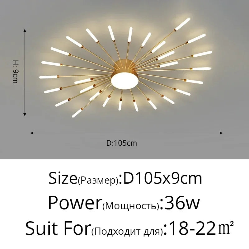 Modern Minimalist Stylish LED Ceiling Chandelier Lamps Design Art Suspension Pendant Lights Home Decor Items Living Room Bedroom
