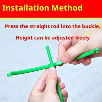 3/6/10 Layers Plant Support Plant Stakes Round Plant Support Ring Plastic Plant Cage Holder Flower Pot Climbing Trellis