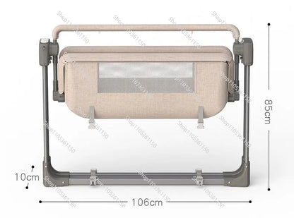 Custom Multi-function Electric Baby Rocking Cradle Bed Easy Foldable Baby Bassinet with Music Mosquito Net Electronic Baby Swing