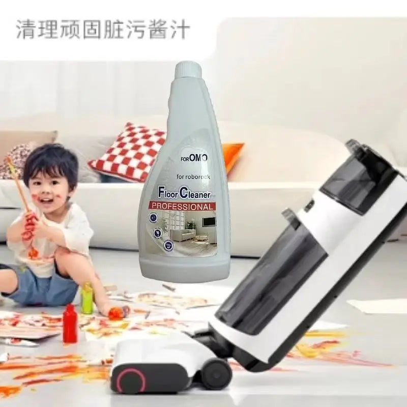 480ML Floor Cleaning Solution for Roborock S8 Pro Ultra/S7 MaxV Ultra/Dyad/S7 Vacuum Cleaner Parts Robot Mops Antibacterial OMO