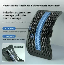Best-seller 12Magnets Lumbar Vertebrae Relaxer Humpback Correction Shaping Back Stretcher Back Pain Relief Stretching Massager