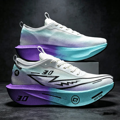Men Running Shoes Carbon Board Marathon Sports Speciality Breathable Lightweight Women's Comfortable Athletic Nonskid Sneakers