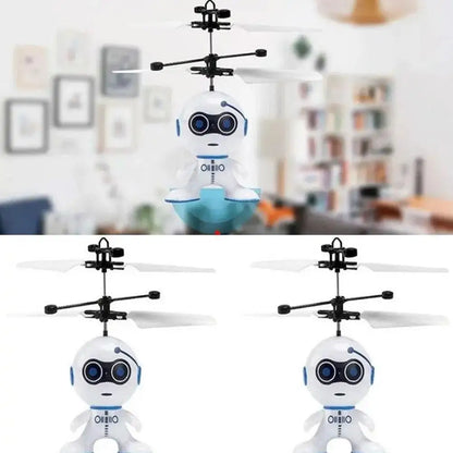 Mini Bee Drone Induction UFO Toy RC Helicopter Quadrocopter Fairy Flying Ball for Kids Hand Operated Gift