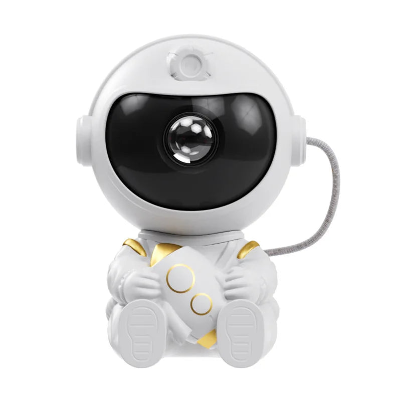 2022 Remote Control Atmosphere Light Robot 360° Rotating Night Light Stepless Dimming Projector Night Lamp Net Red Selfie Light