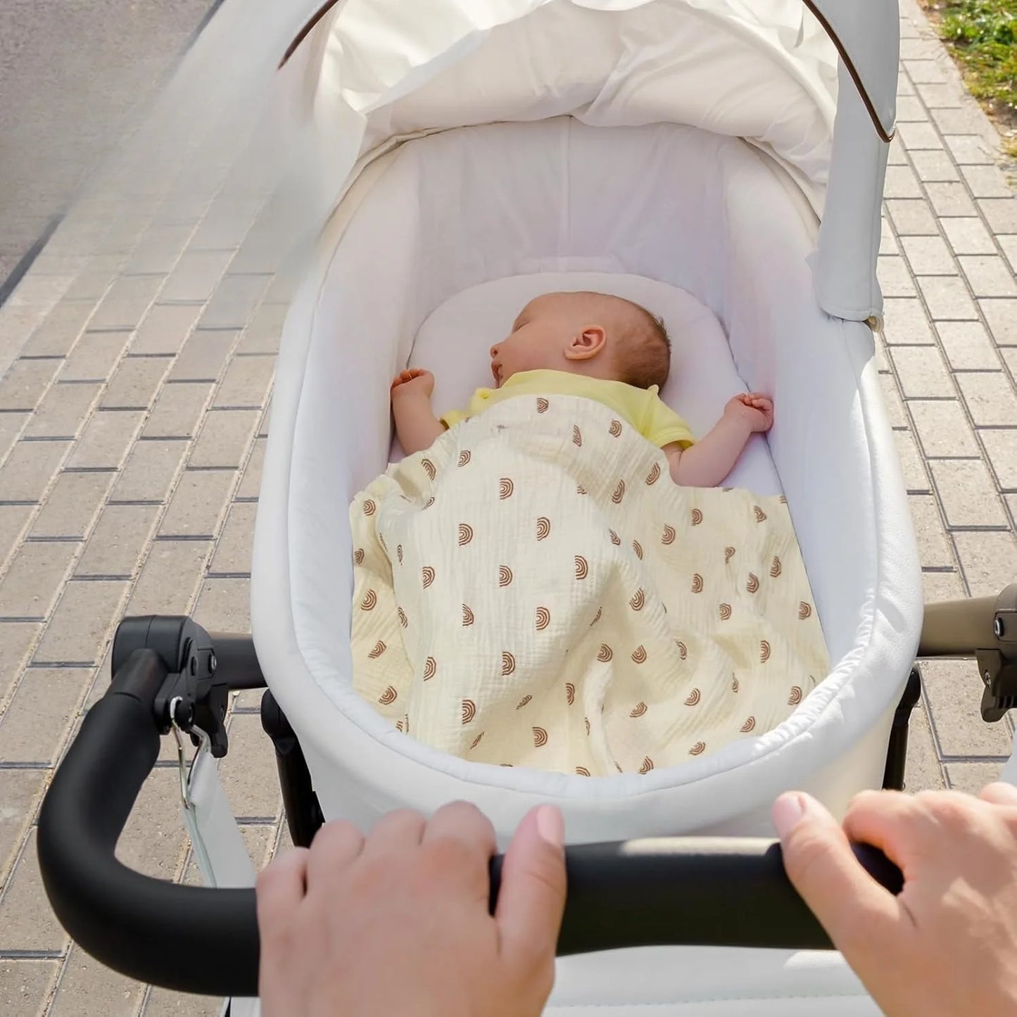Baby Basket Cover Stroller Blankets Cotton Soft Baby Cart Cover Safety Seat Nursing Towel Sunshade Cover Baby Bedding Items