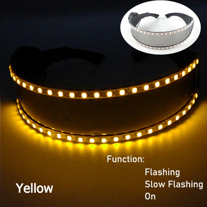 1set Luminous Glowing Glasses and Gloves Remote Control LED Glasses&Gloves Carnival Party Performance Props Festival Supplies