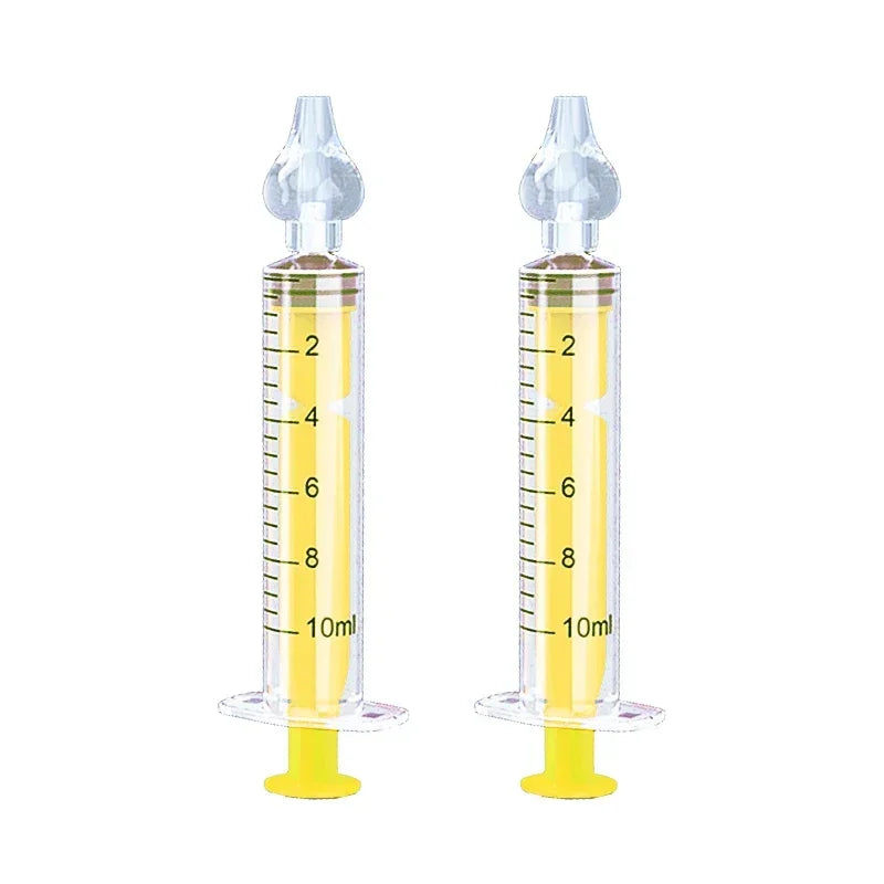 10ML/20ML Baby Nose Cleaner Needle Tube Nasal Aspirator Reusable Baby Rhinitis Nasal Washer Syringe Nasal Irrigator for Children