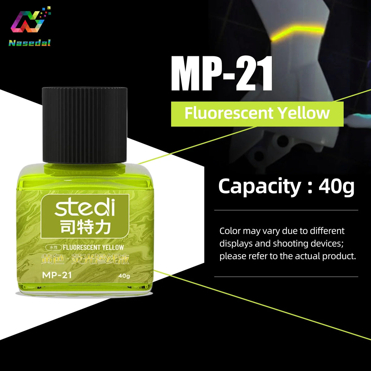 Stedi MP-20~29 Fluorescent Panel Liner Paint Water Based Penetrating Ink for Gundam Model Coloring Tools Hobby DIY Accessories