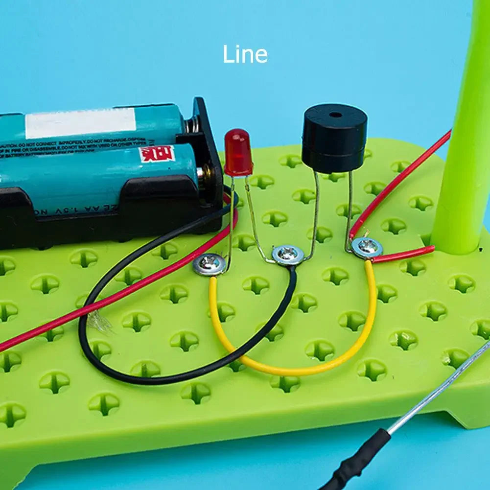 Stem Kits for Kids DIY Physical Scientific Experiments Circuit Kit ABS Electronic Components Children Educational Manual Toys