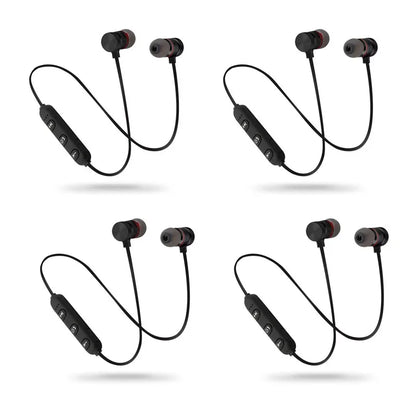 1/2/3/4pcs Bluetooth Earphone Sports Neckband Magnetic Wireless Earphones Stereo Earbuds Music Headphones With Mic For Xiaomi