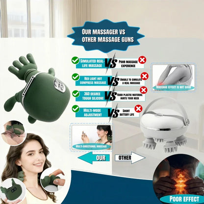 Neck Massager 2025  Electric Shoulder & Cervical Massage Deep Tissue Body Massager Almost Real Person Massager
