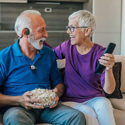 BN803 Bone Conduction Hearing Aid Earphones Do Not Fit The Ear To Watch TV Earphones Built-In Battery Hearing Aid Earphones