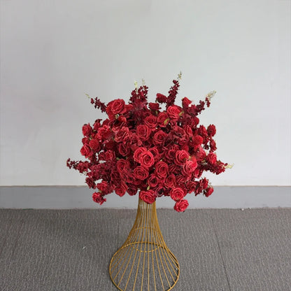 70/60/30cm White Rose Green Plants Leaf Artificial Flower Ball Wedding Table Centerpiece Decor Marriage Banquet Road Lead Floral