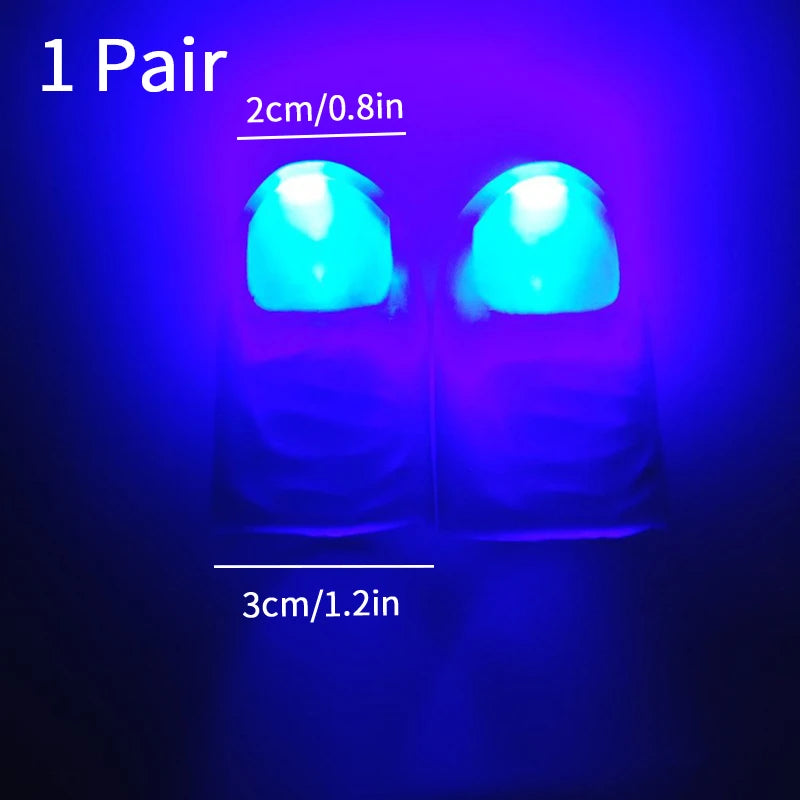 Finger Lights Magic Lights Glow in The Dark Led Finger Light Kpop Lights for Fingers Luminous Fingers Decorations