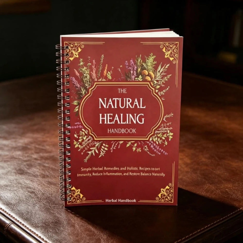 The Natural Healing Handbook English Wellness Lovers Spiral Book Holistic Herbal Wellness Guide Free Shipping