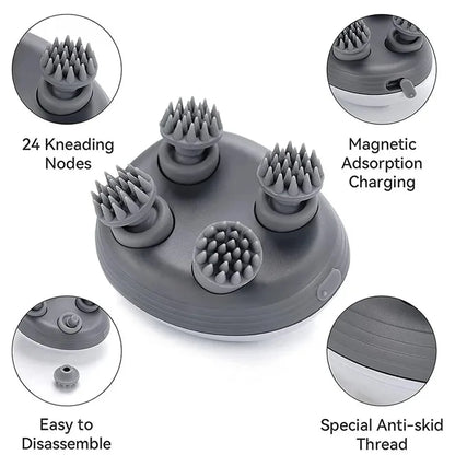 Electric Cat Massager Body Shoulder Leg Arm Neck Deep Tissue Head Scalp Dog Massage Kneading Relaxing Head Vibrating Device