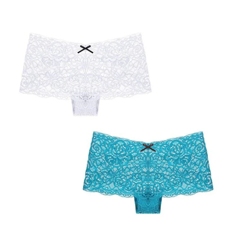 Boyshorts Underwear for Women Sexy Floral Panties S-XL Girls Low-Rise Ladies Comfortable Boxer Shorts