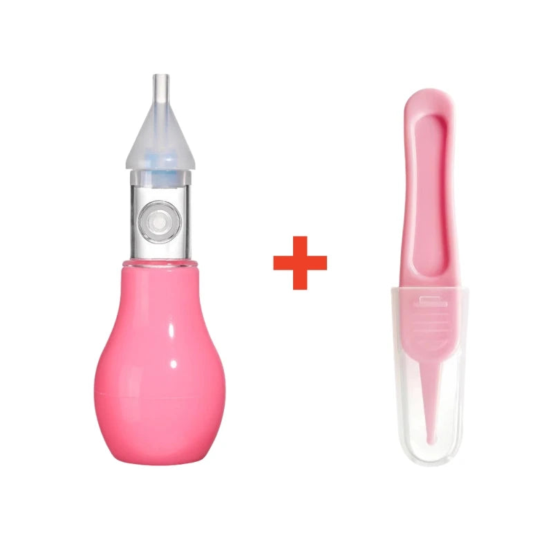 Silicone Nasal Aspirator for Baby Suction Pump Nose Cleaner Children Kids Soothing Nose Cleaning Device Nasal Cleaning Tools