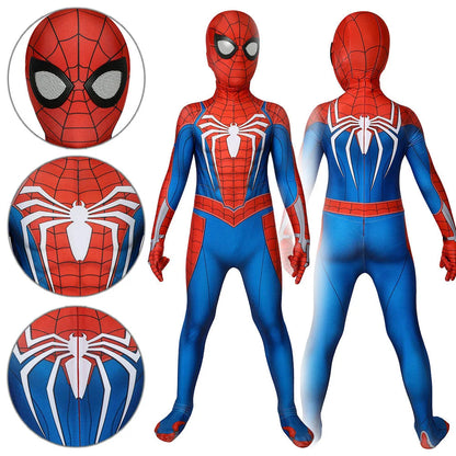 Spiderman Zentai Costume Anime Superhero Miles Morales Spider Man Cosplay Costume Bodysuit Halloween Costume for Kids Boy Adult